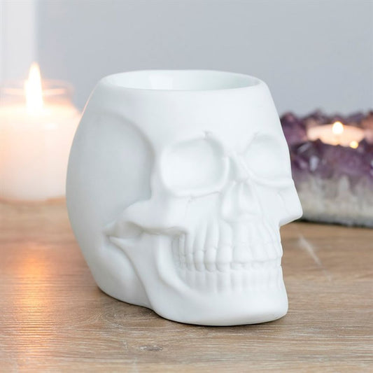 White Skull (Halloween) Oil /Wax Melt Burner