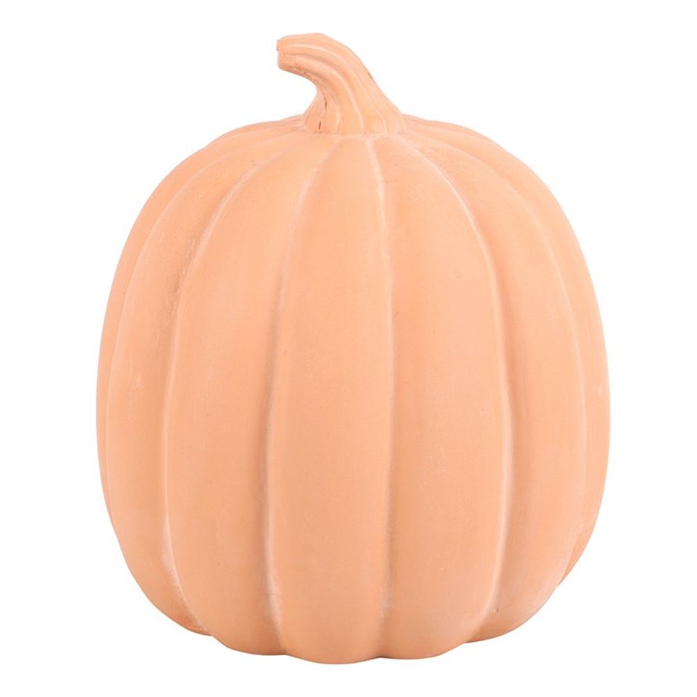 23cm Terracotta Pumpkin Ornament (Indoor/Outdoor Use)