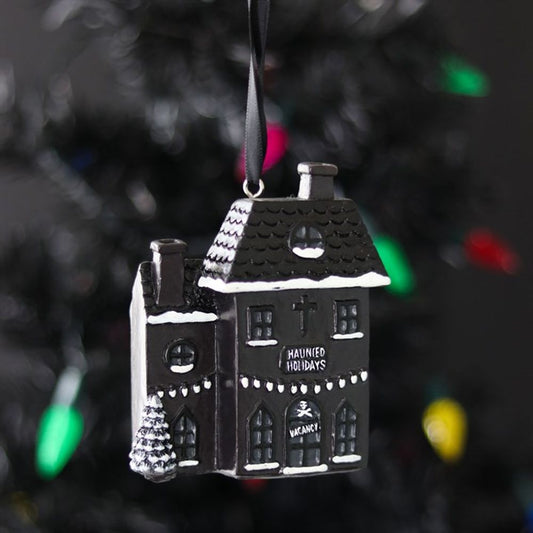 Haunted Holiday House - Spooky Christmas Tree Decoration