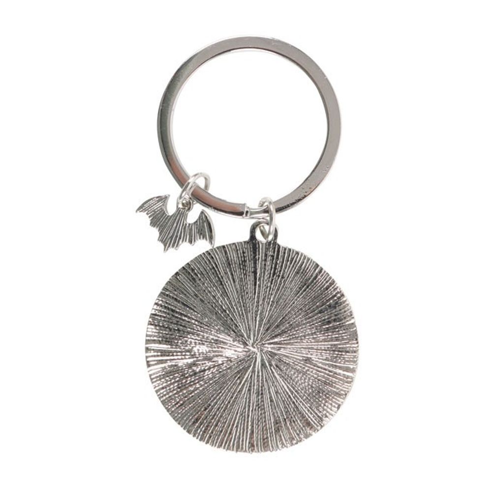 Round Bat Sh*t Crazy Keyring