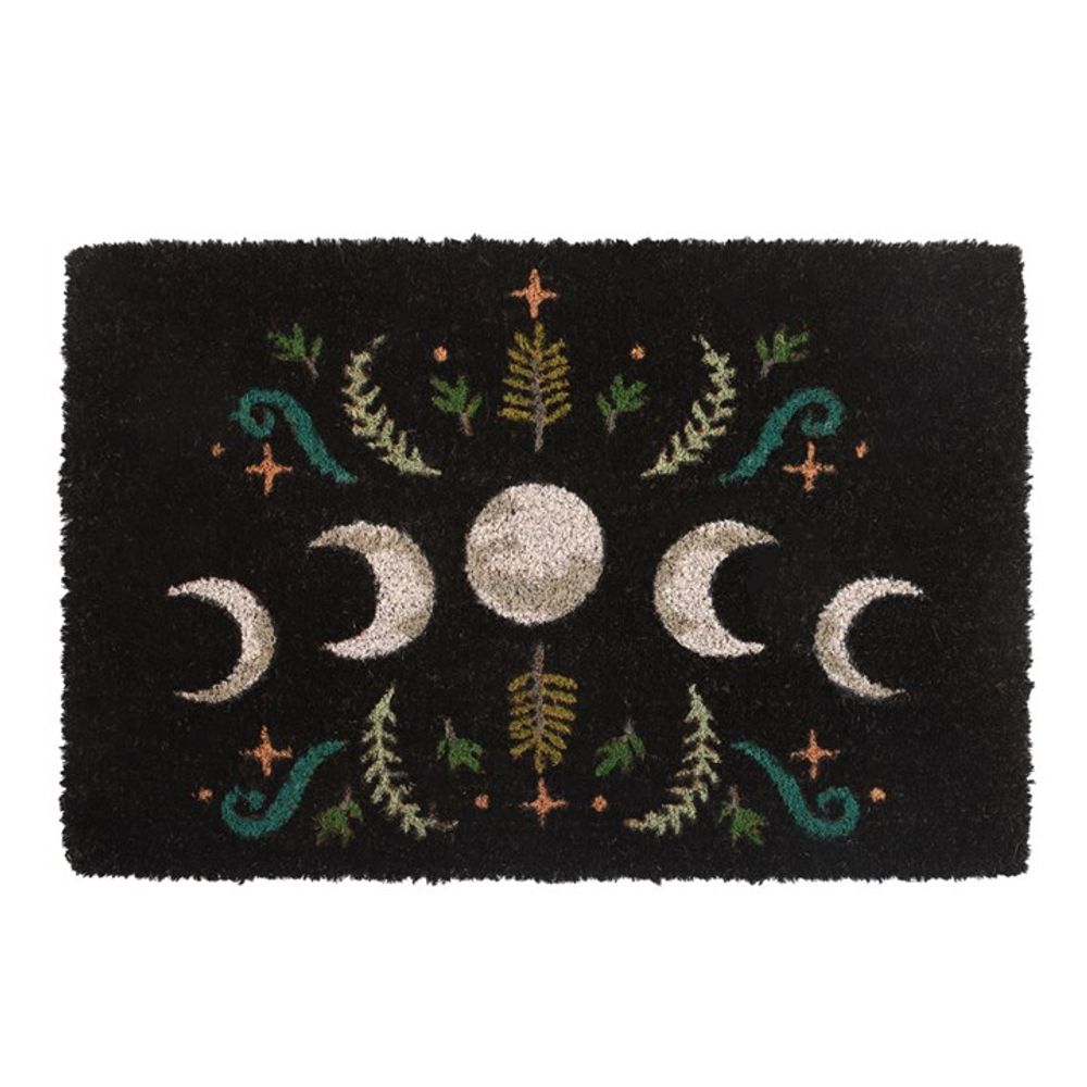 Black Dark Forest Moon Phase Doormat - Due Back end June 2025