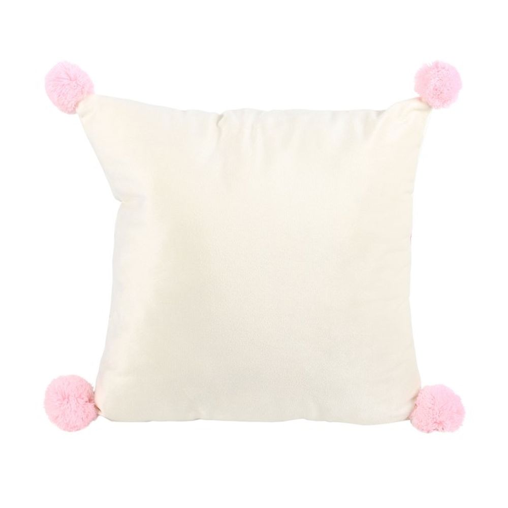 Square Sugarplum Fun Christmas Print Cushion (35cm)