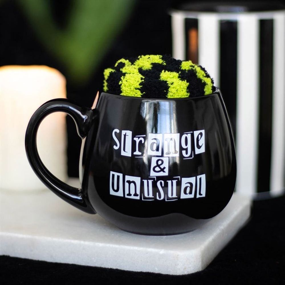 Strange & Unusual Mug and Socks Gift Set