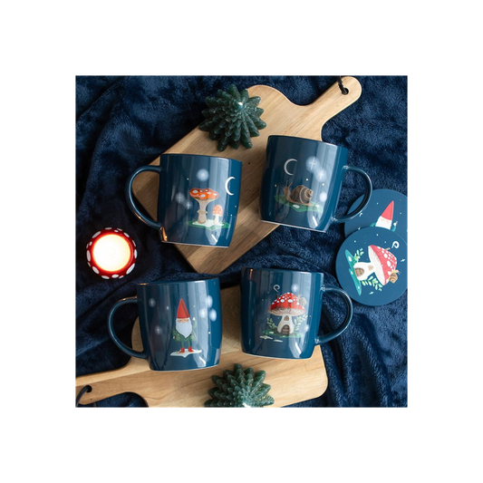 Gnome Sweet Gnome Mug Set (Set of 4)