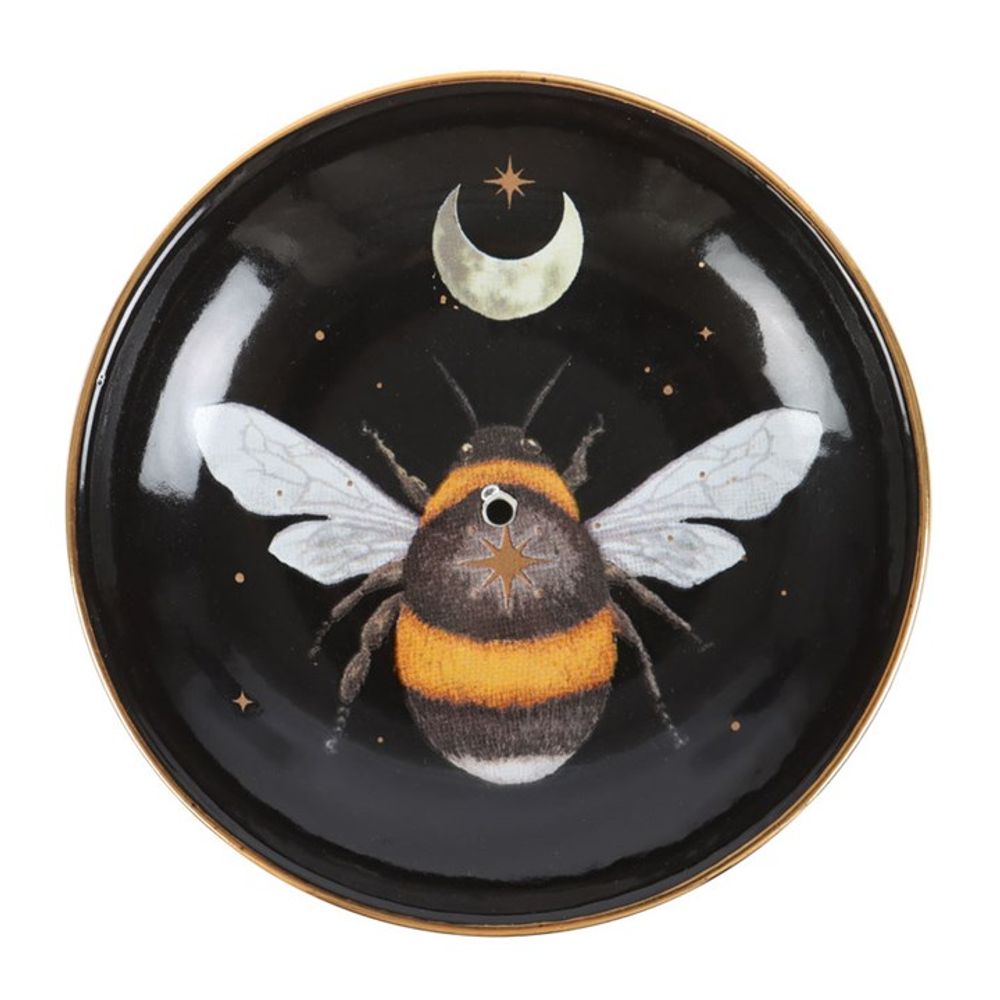 Dark Forest Bee Ceramic Incense Plate (Sticks or Cones)