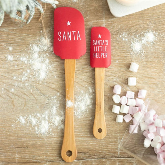 'Santa's Helper' Christmas Silicone Spatula Set