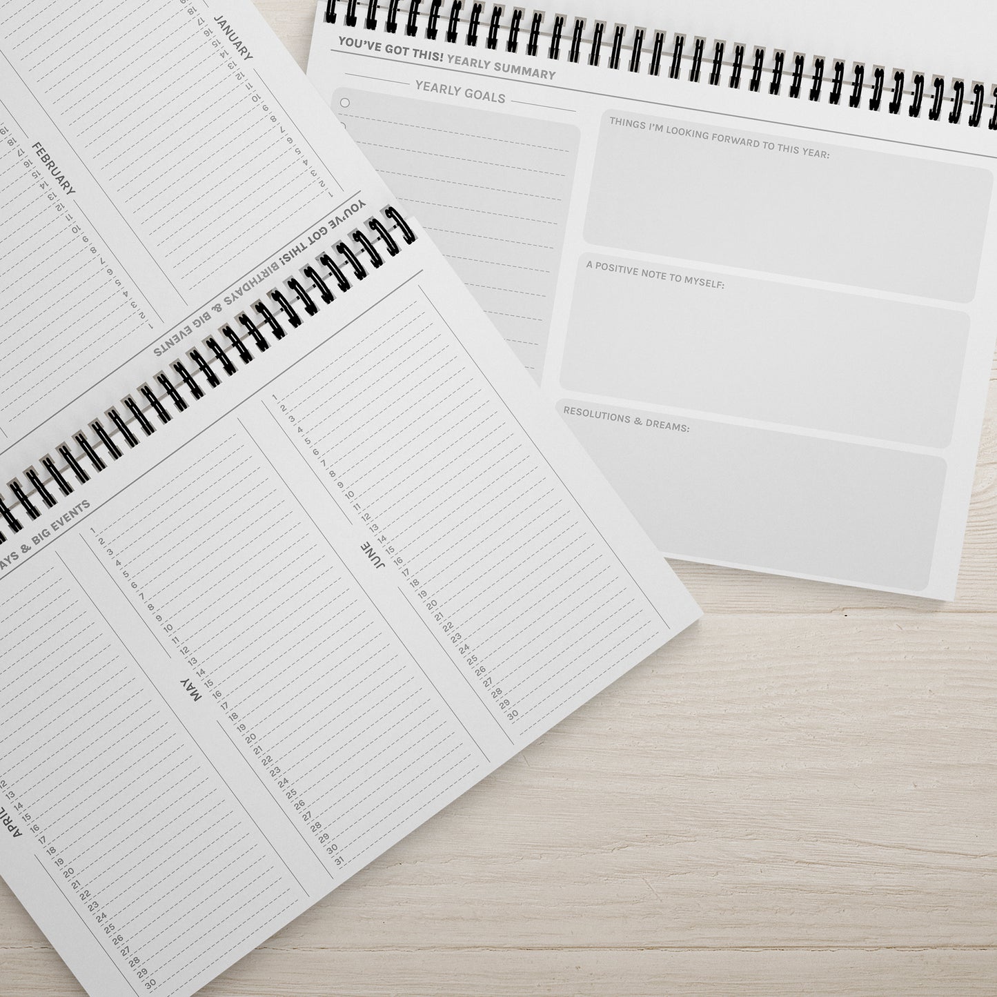 A4 Weekly Desk Planner (Undated) - Painted Dachshund (Dog)