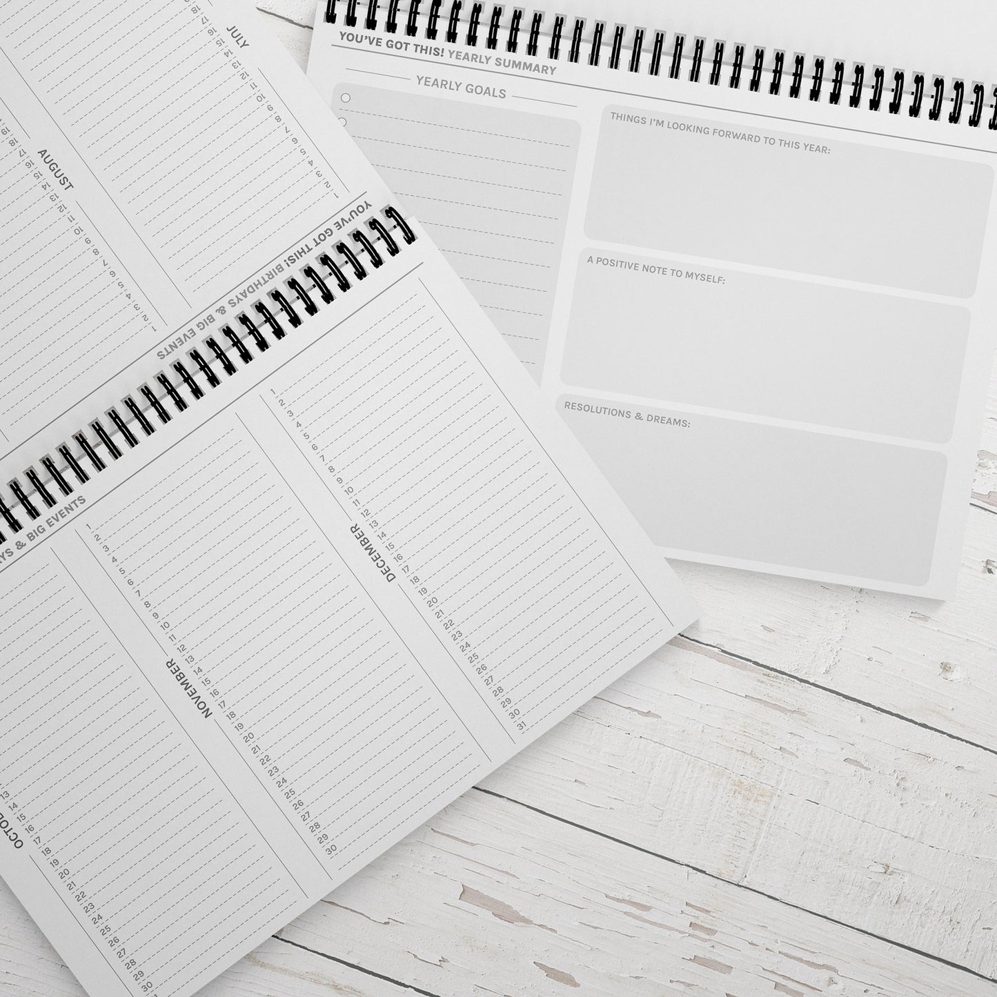 A4 Weekly Desk Planner (Undated) - Painted Dachshund (Dog)