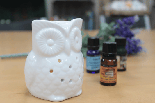 White Oil/Wax Melt Burner - Tall Owl