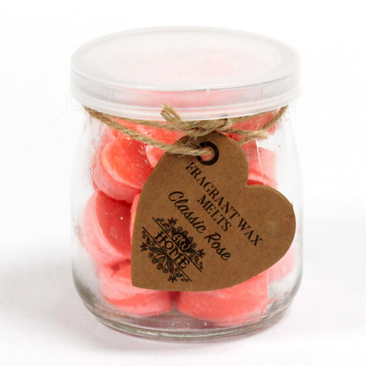 Soy Wax Melt Hearts - Classic Rose