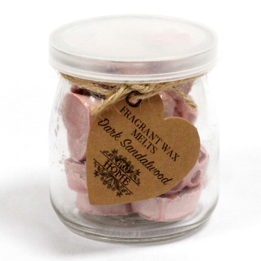 Soy Wax Melt Hearts - Dark Sandalwood