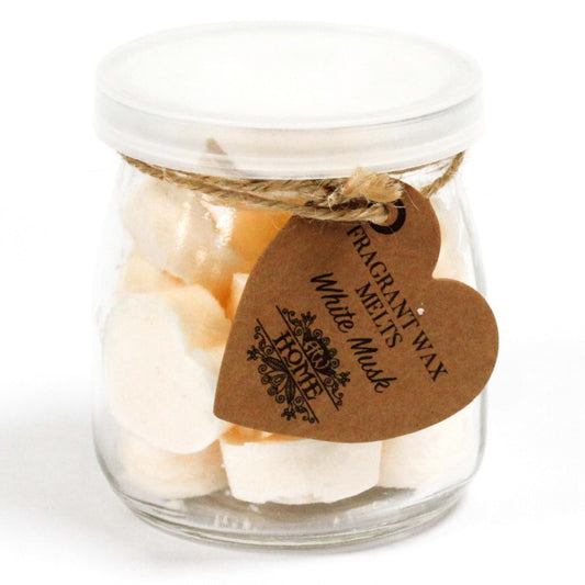 Soy Wax Melt Hearts - White Musk