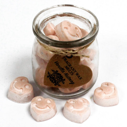 Soy Wax Melt Hearts - Vanilla Nutmeg