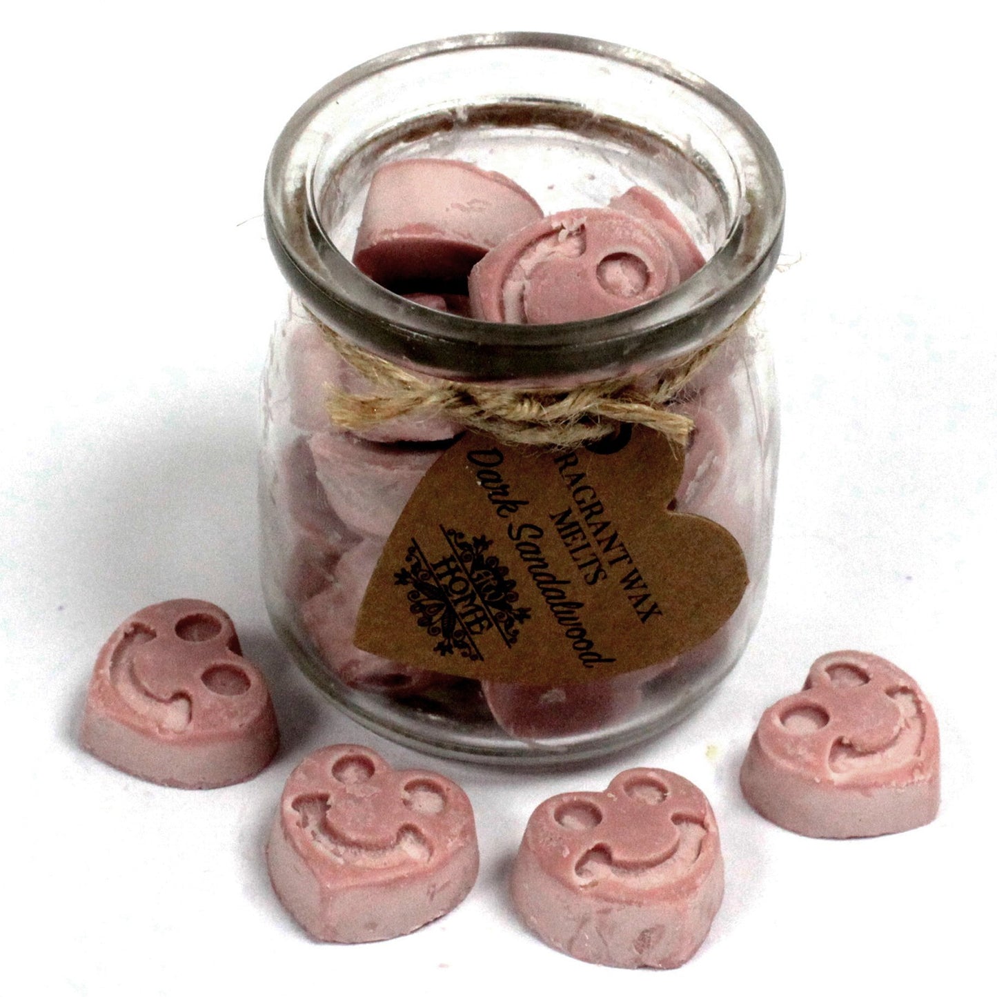 Soy Wax Melt Hearts - Dark Sandalwood