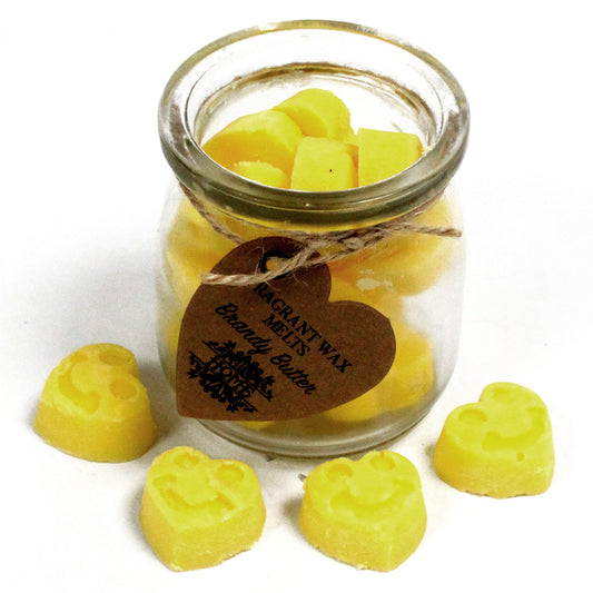 Soy Wax Melt Hearts - Brandy Butter