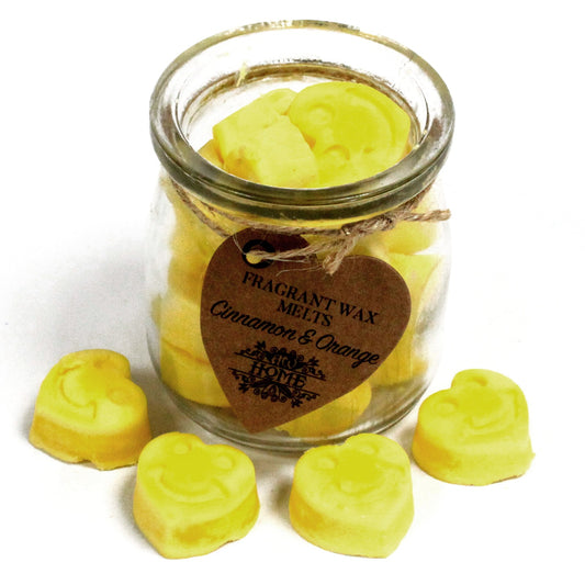 Soy Wax Melt Hearts - Cinnamon & Orange