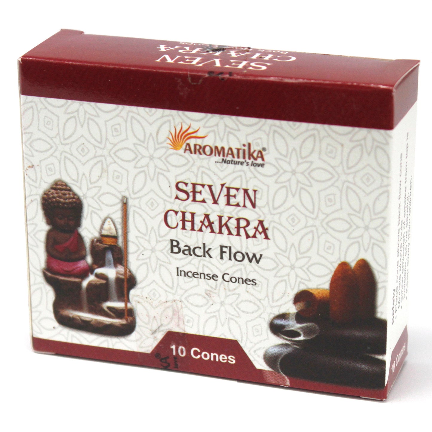 Aromatica Backflow Incense Cones - Seven Charkras
