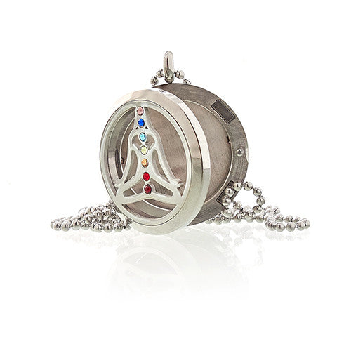 Aromatherapy Diffuser Necklace - Yoga Chakra (30mm)