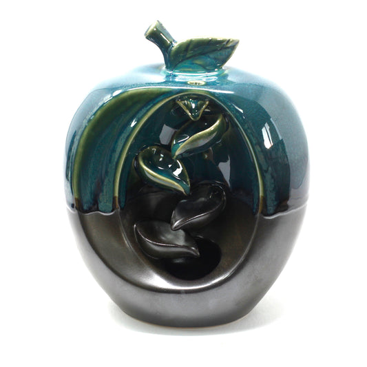 Ceramic Backflow Incense Burner - Apple