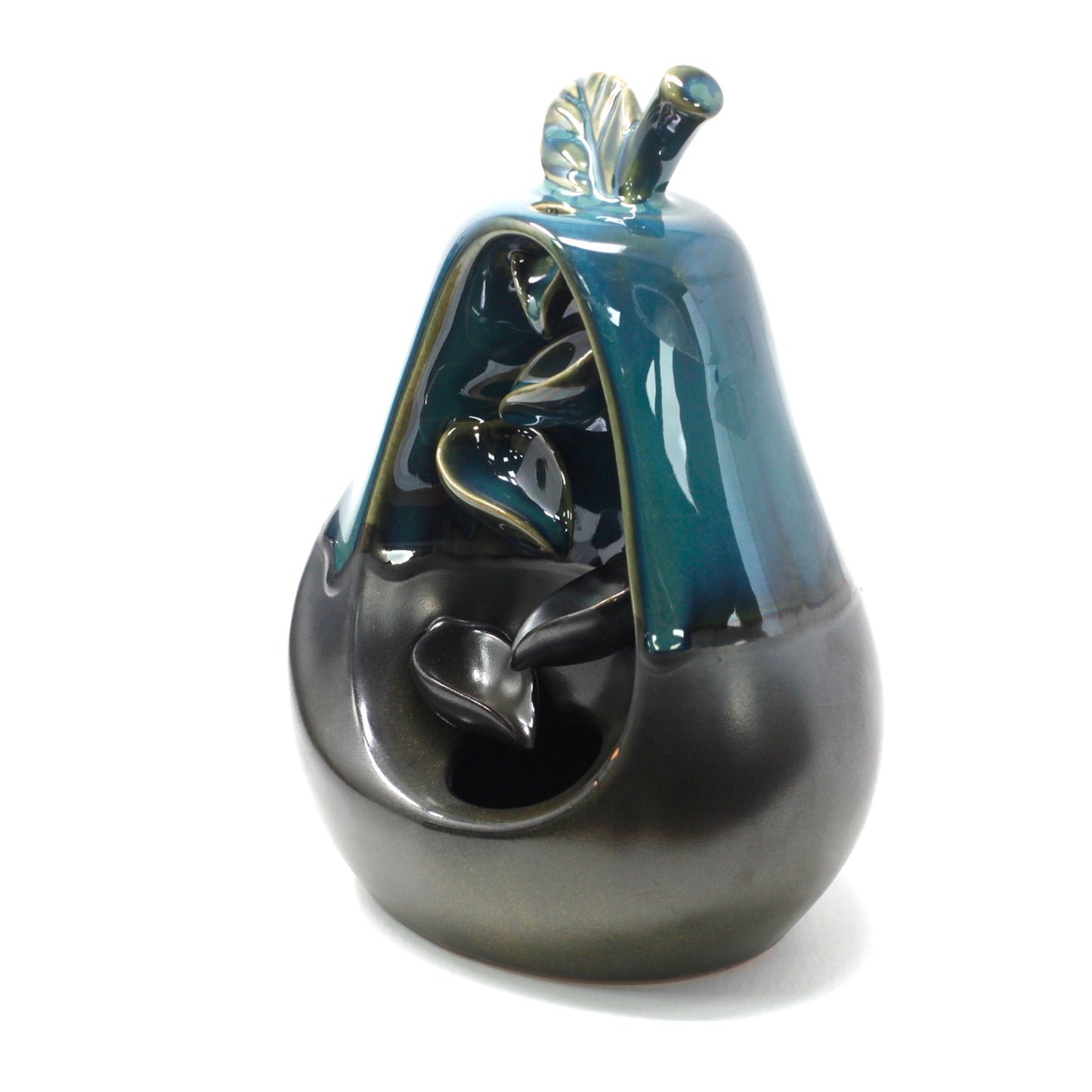 Ceramic Backflow Incense Burner - Pear