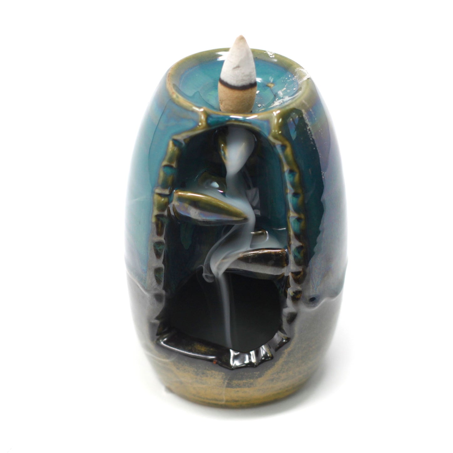 Ceramic Backflow Incense Burner - Waterfall Vase