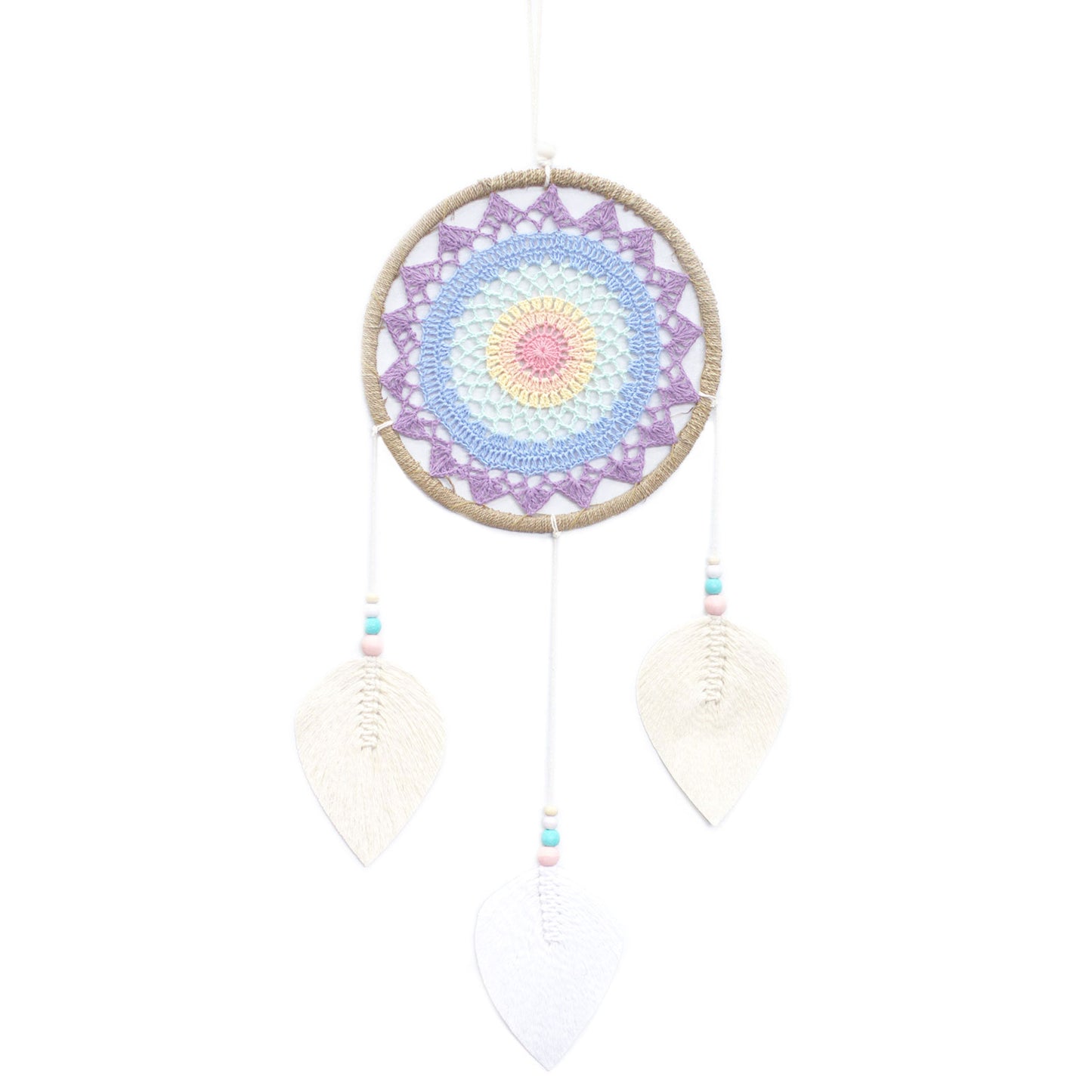 Hand Made Dream Catcher - Multi Colour Elemental Spirits (Large)