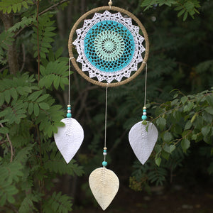 Hand Made Dream Catcher - Turquoise Elemental Spirits (Large)