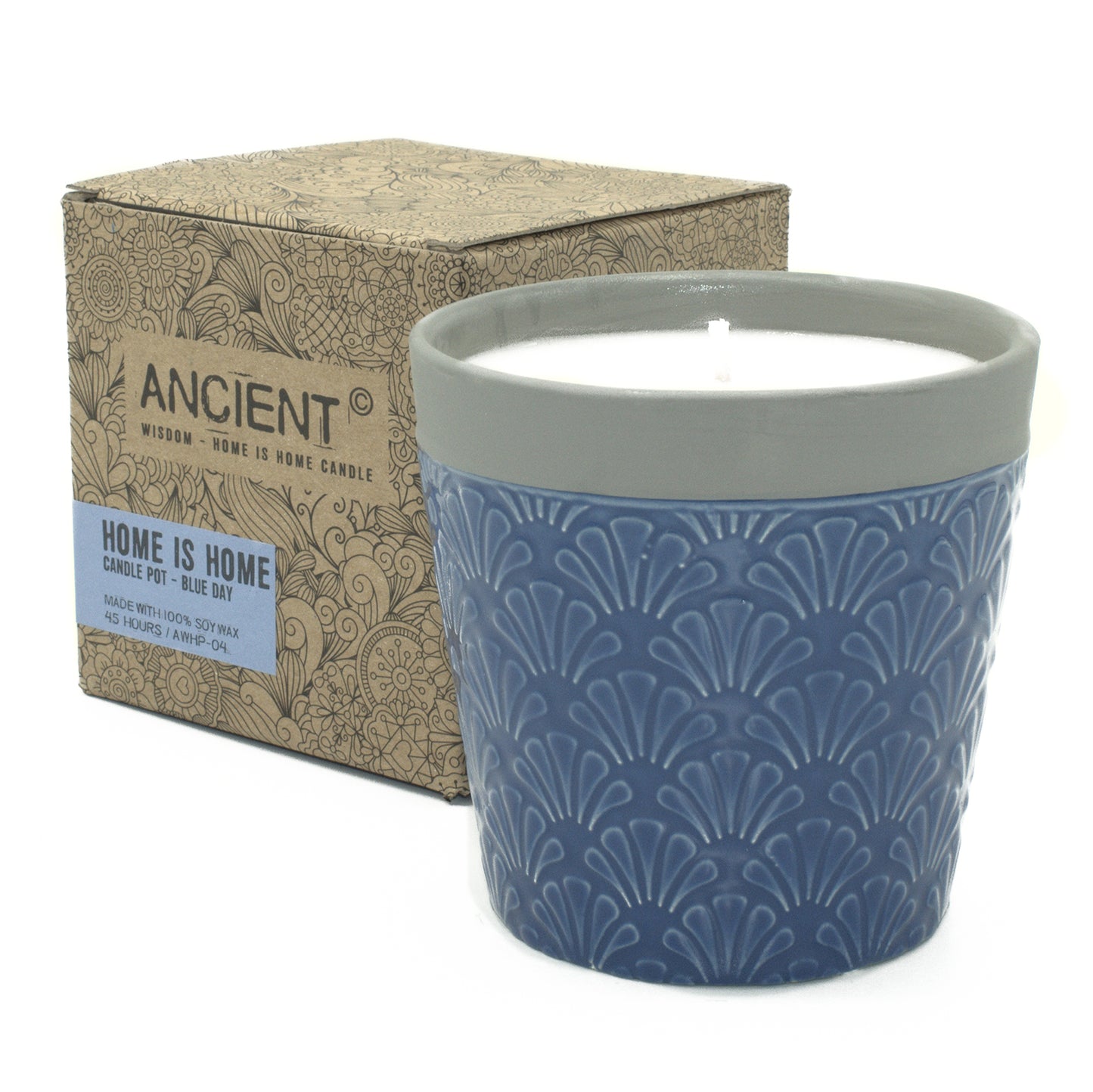 Home is Home Candle Pot - Blue Day