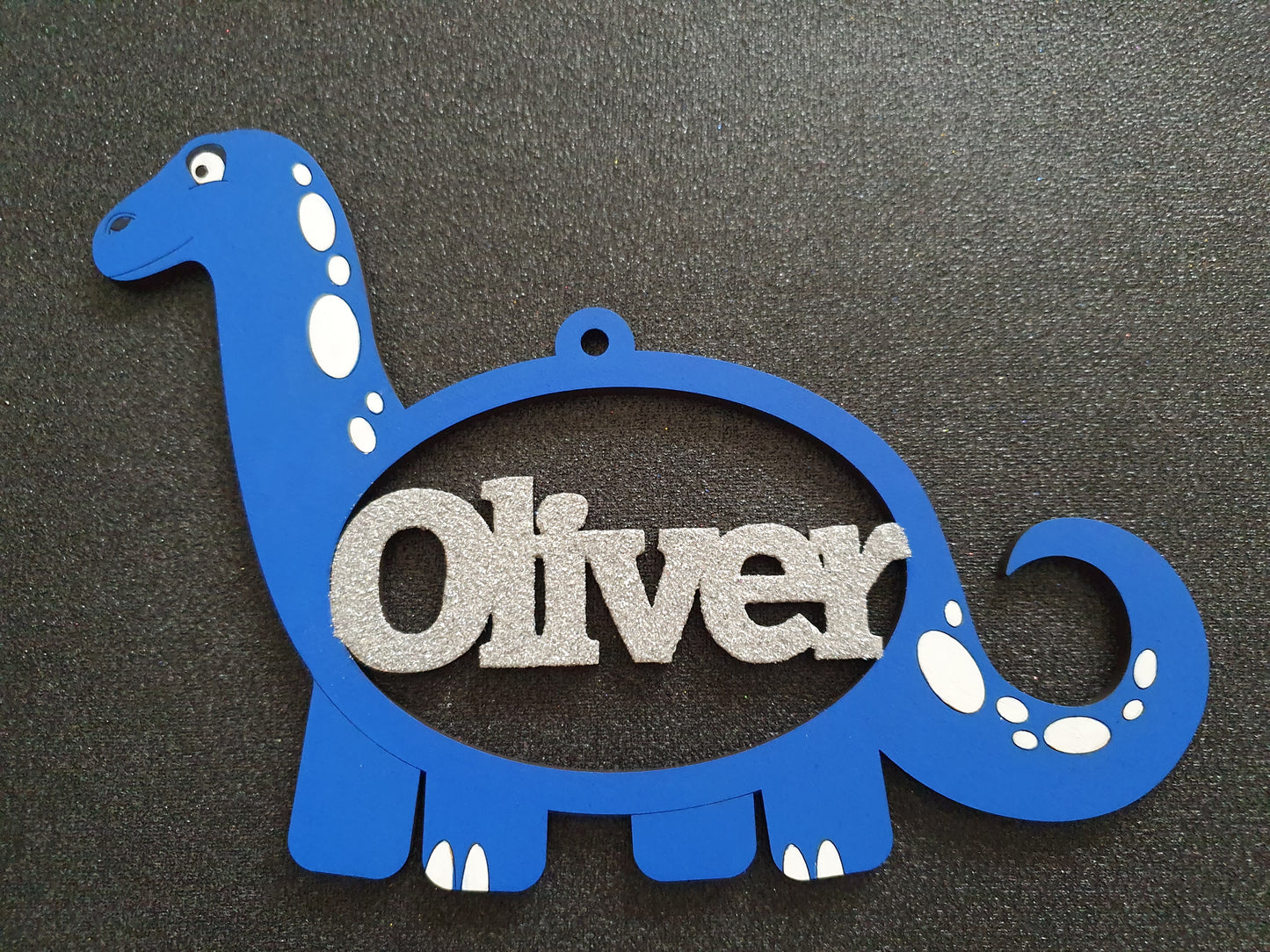 Personalised and Customisable Wooden Dinosaur Name Decoration