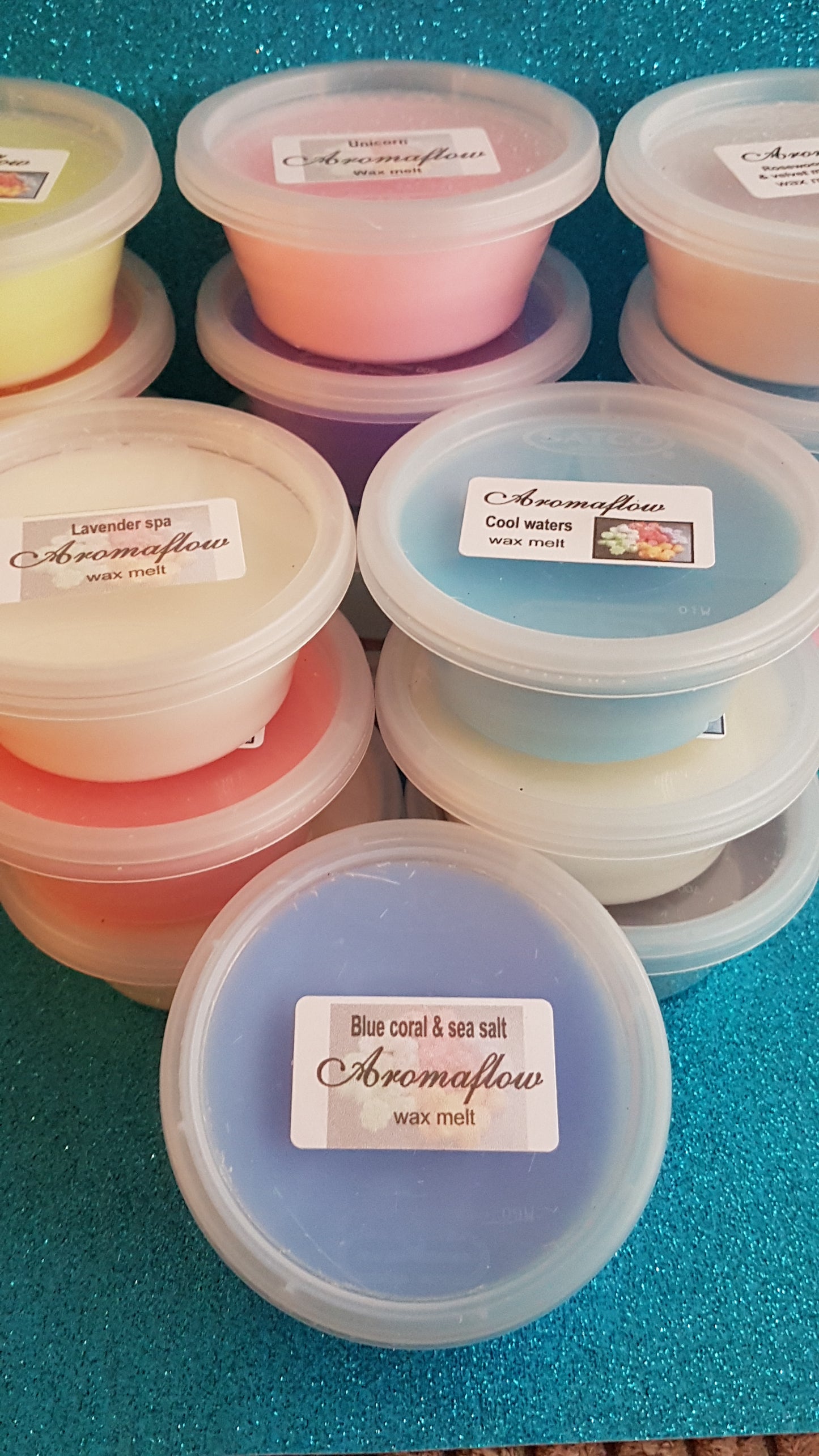 Blue Coral and Sea Salt Shot Pot Wax Melt