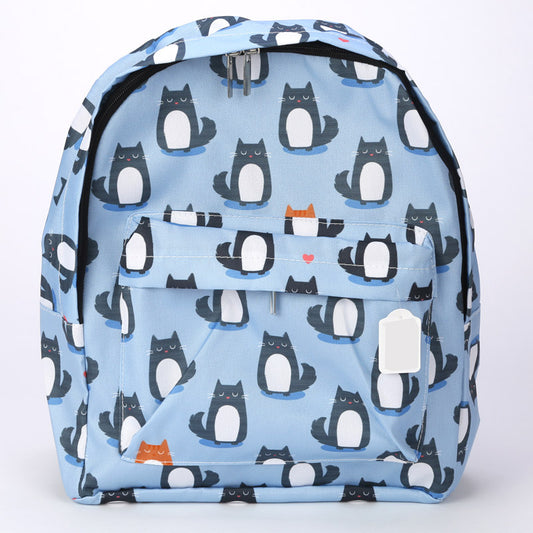 Reduced to Clear: Cat 'Feline Fine' Printed Backpack