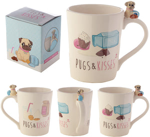 Pugs and Kisses Cookie Mug