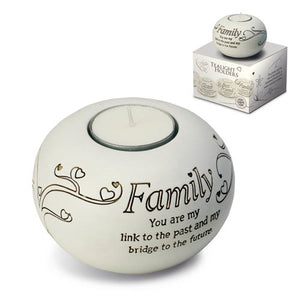 Said With Sentiment - 'Family' Tea Light Holder