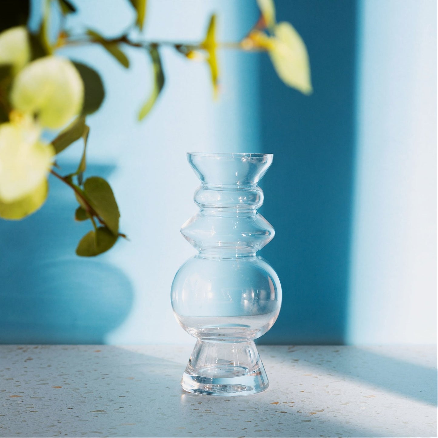 Selina Shape Clear Glass Vase