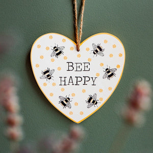 Bee Happy Wall Plaque