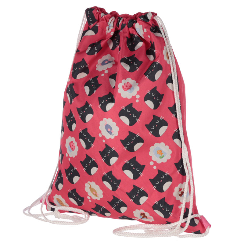 Feline Fine (Cat) Drawstring Bag