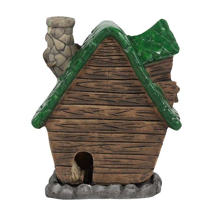'Woody Lodge' (Fairy Cottage) Incense Cone Burner by Lisa Parker