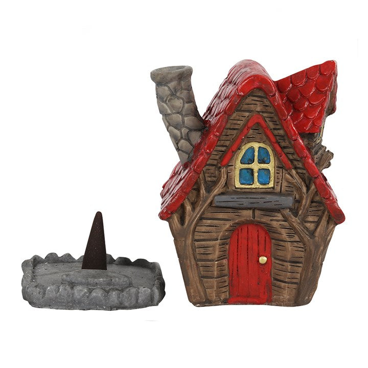 'The Willows' (Fairy Cottage) Incense Cone Burner by Lisa Parker