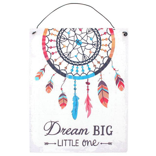 Reduced to Clear: Dreamcatcher 'Dream Big' Metal Sign