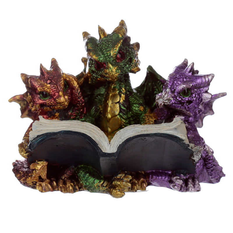 Reading Dragon Trio Ornament