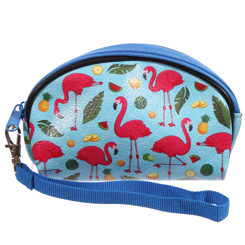 Small Flamingo Makeup Bag