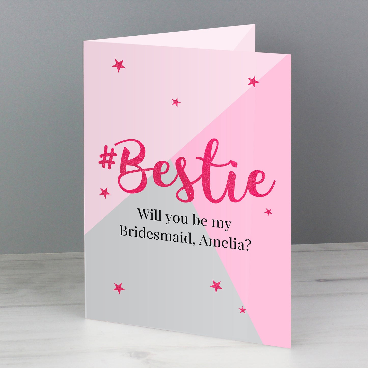 Any Occasion Personalised #Bestie Card