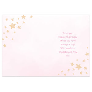 Any Occasion Personalised Ballet Shoes Card