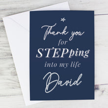 Personalised Stepdad Card - Perfect for Father's Day