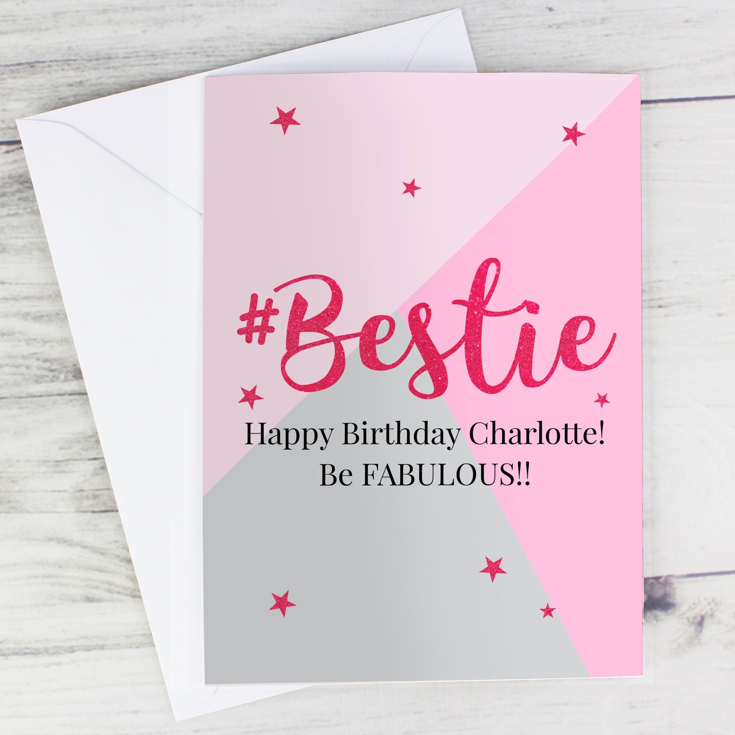Any Occasion Personalised #Bestie Card