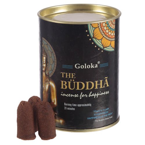 Goloka Backflow Incense Cones - Buddha