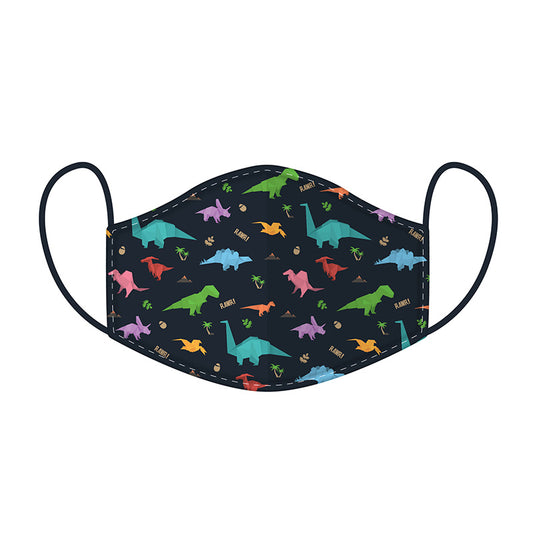 Colourful Dinosaur Reusable Face Mask (Small - Child)