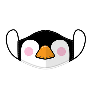 Cutiemals Penguin Reusable Face Mask (Large - Adult)
