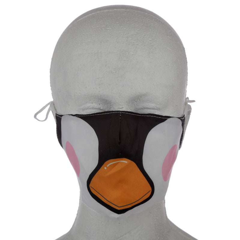 Cutiemals Penguin Reusable Face Mask (Large - Adult)