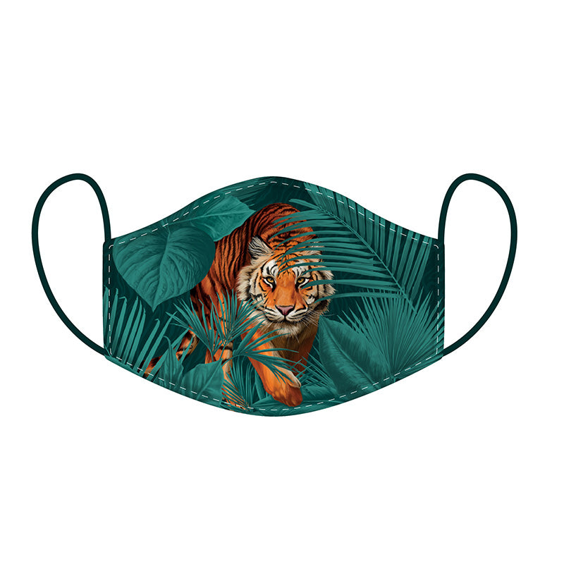 Stalking Tiger Reusable Face Mask (Large - Adult)